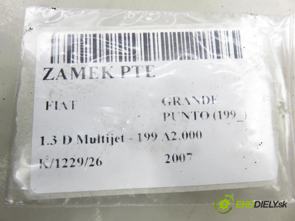 FIAT GRANDE PUNTO (199_) HB 2007 55,00 1.3 D Multijet - 199 A2.000 1248,00 zámok PTE 51797570