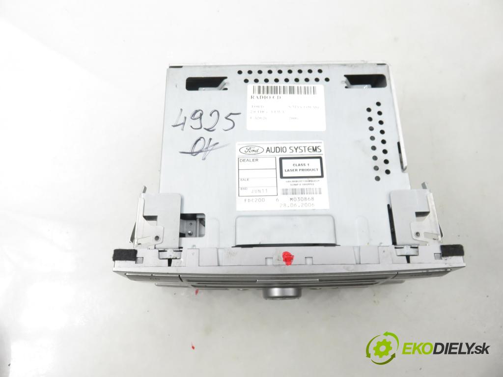 FORD S-MAX (WA6) MINIVAN 2006 103,00 2.0 TDCi - UFWA 1997,00 RADIO CD 6M2T18C815AF