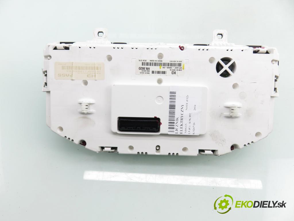 NISSAN NOTE (E12) MINIVAN 2014 0,00 1.5 dCi - K9K 608 1461,00 prístrojovka elektrický VPCASF10849EK