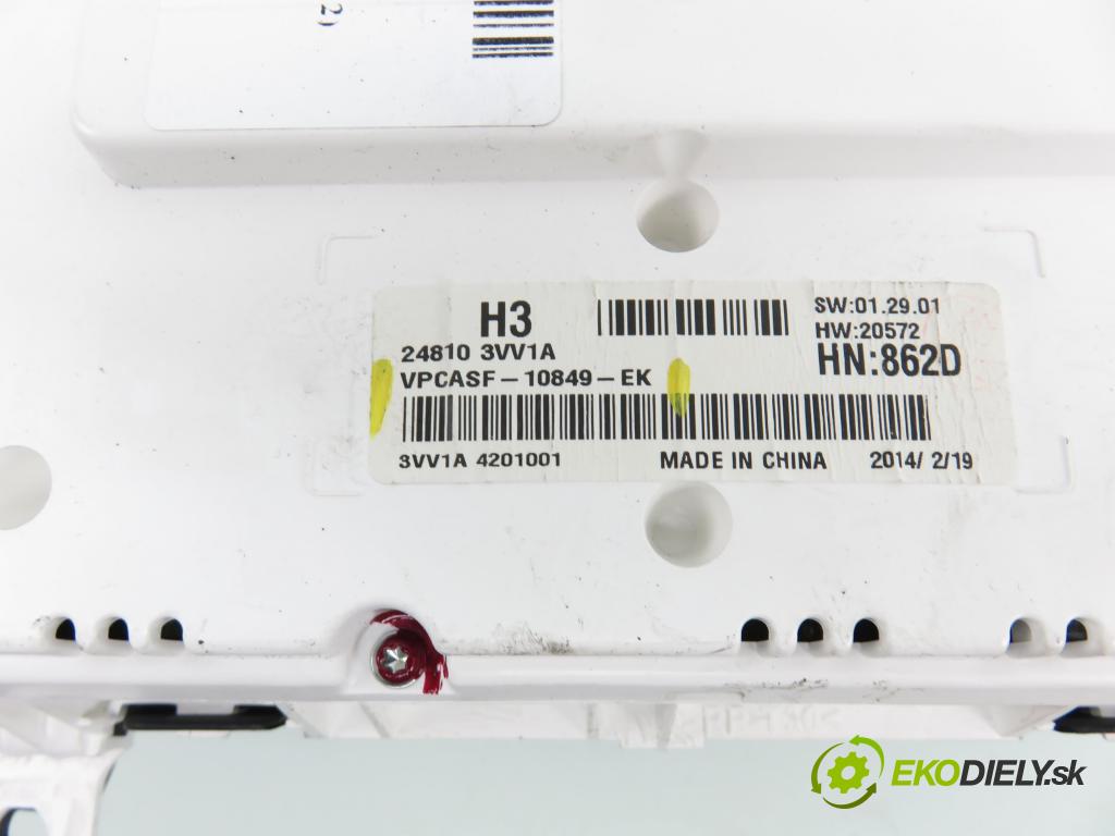 NISSAN NOTE (E12) MINIVAN 2014 0,00 1.5 dCi - K9K 608 1461,00 prístrojovka elektrický VPCASF10849EK