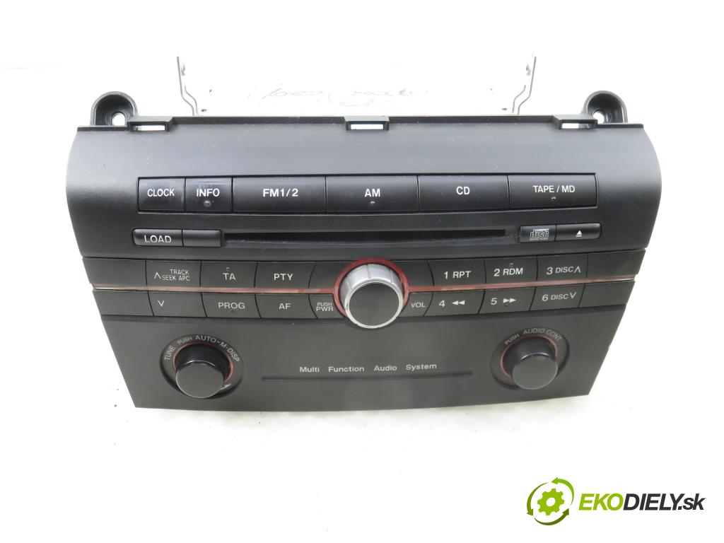 MAZDA 3 (BK) HB 2004 77,00 1.6 - B6ZE 1598,00 RADIO CD 