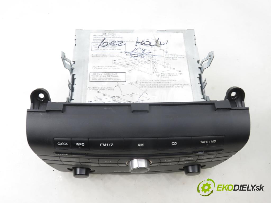 MAZDA 3 (BK) HB 2004 77,00 1.6 - B6ZE 1598,00 RADIO CD