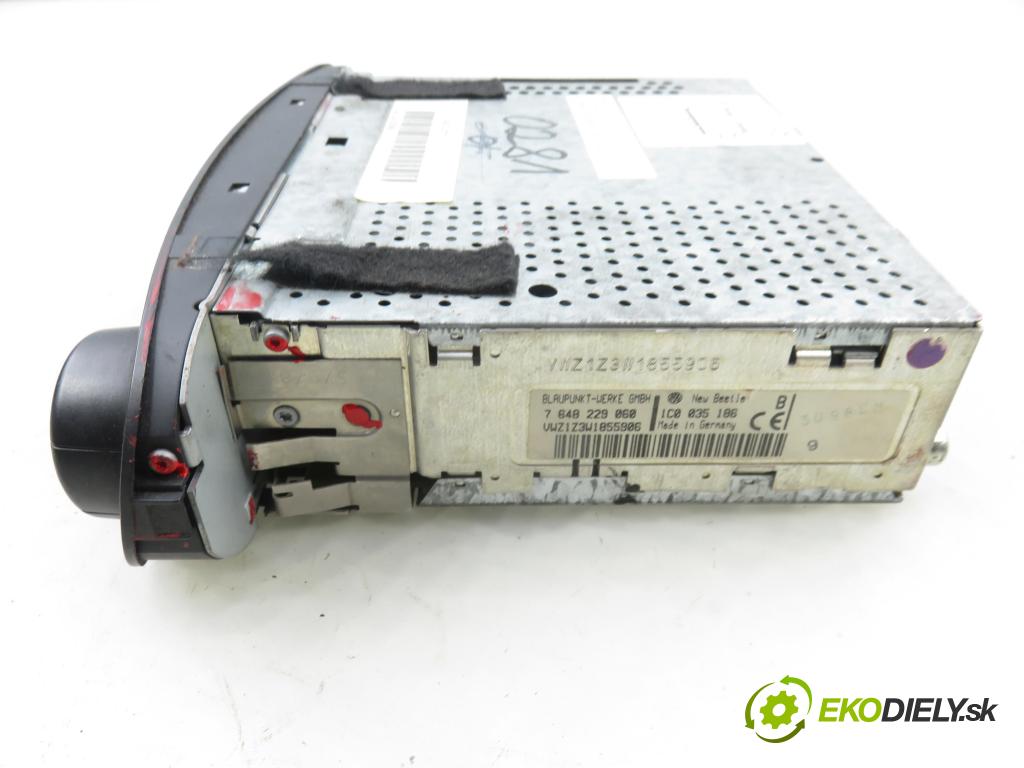 VW NEW BEETLE (9C1, 1C1) HB 1998 85,00 2 - AZJ 1984,00 RADIO modul 1C0035186