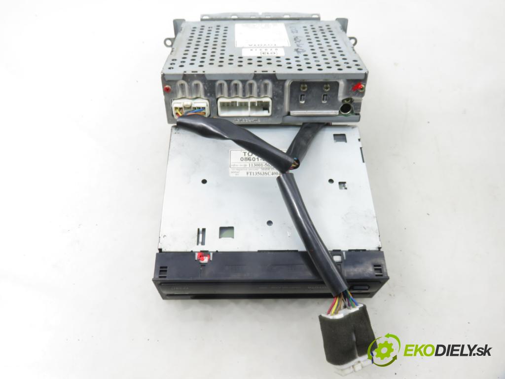 TOYOTA YARIS (_P1_) HB 2002 63,00 1.3 VVTi 86 - 2NZ-FE 1299,00 RADIO CD Modul 0860100906