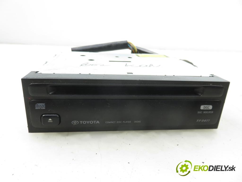 TOYOTA YARIS (_P1_) HB 2002 63,00 1.3 VVTi 86 - 2NZ-FE 1299,00 RADIO CD Modul 0860100906