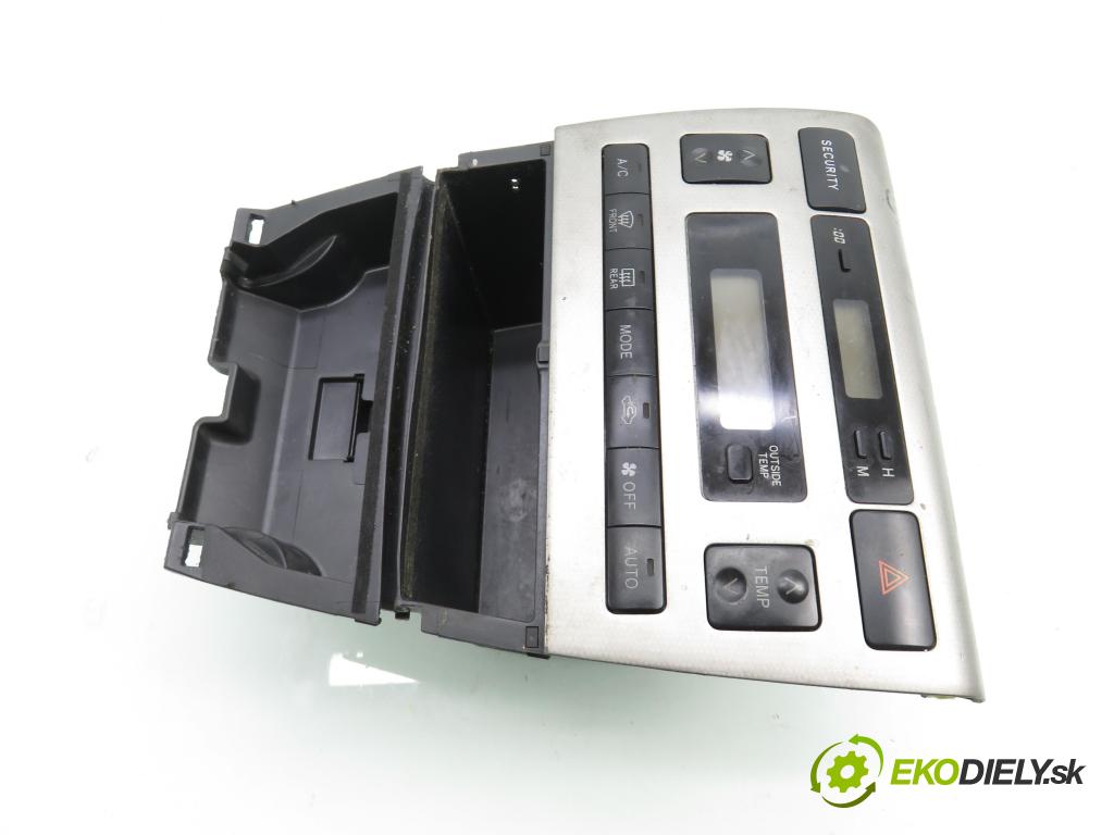 TOYOTA COROLLA (_E12_) HB 2002 81,00 1.6 VVT-i (ZZE121_) - 3ZZ-FE 1598,00 Panel topení KLIMATRONIK 8865013030 ; 1773005812