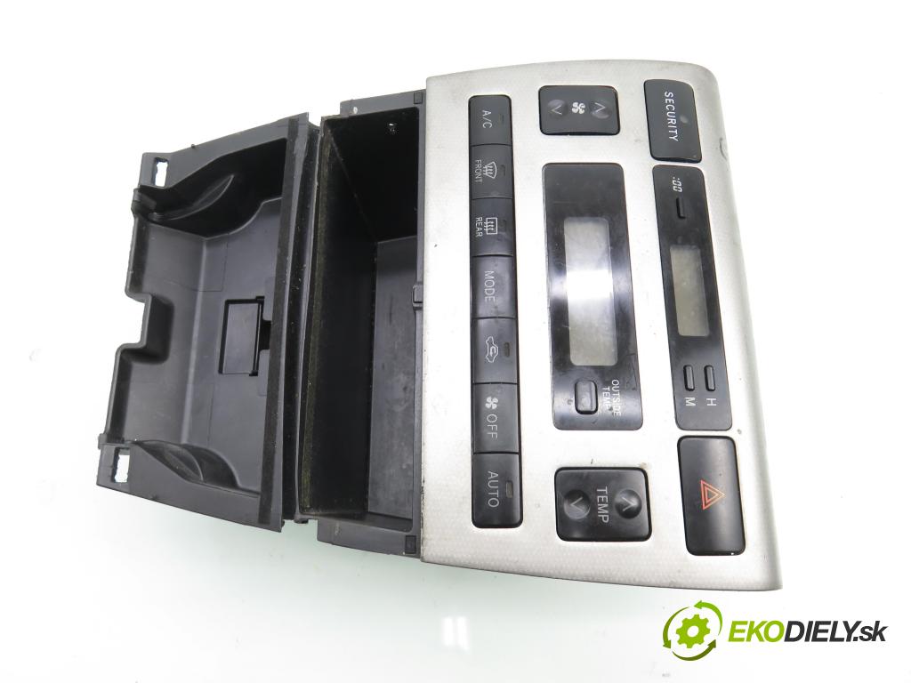 TOYOTA COROLLA (_E12_) HB 2002 81,00 1.6 VVT-i (ZZE121_) - 3ZZ-FE 1598,00 Panel topení KLIMATRONIK 8865013030 ; 1773005812