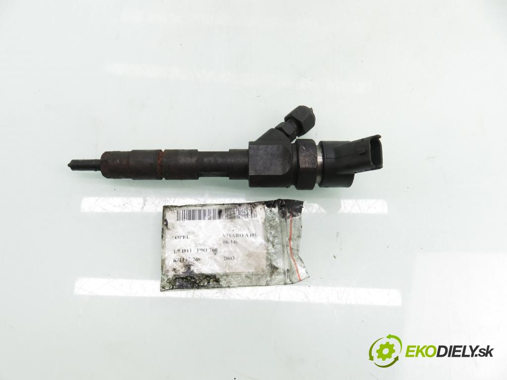 OPEL VIVARO A Autobus (X83) BUS 2003 74,00 1.9 CDTI 101 - F9Q 760 1870,00 vstrekovač 0445110110B ; 8200100272 (Vstrekovač paliva)