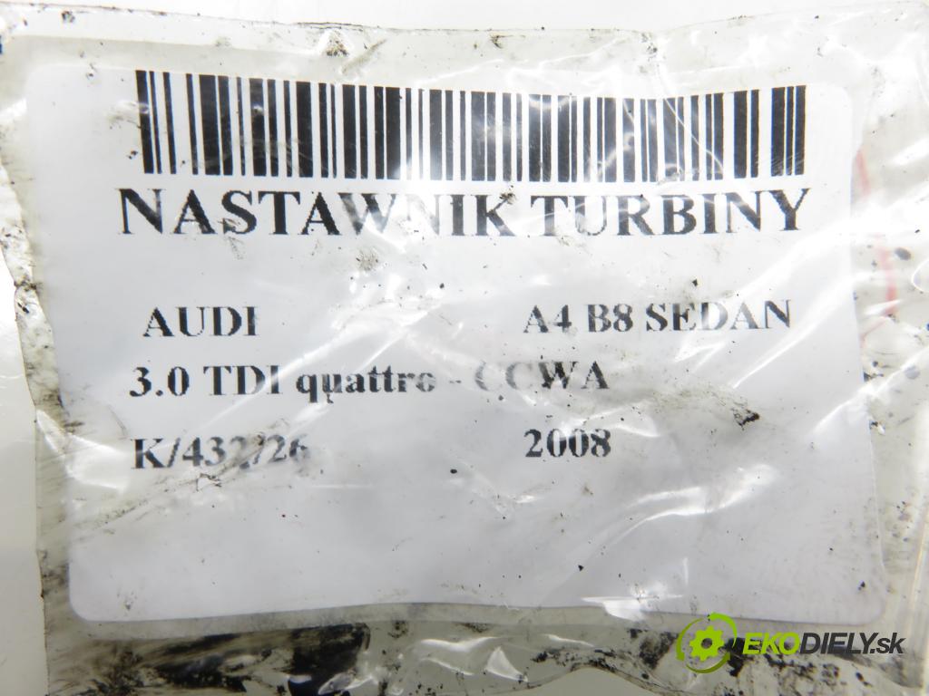 AUDI A4 (8K2, B8) SEDAN 2008 176,00 3.0 TDI quattro - CCWA 2967,00 Nastavovač turba 6NW009550 ; 767649 (Motorček ostatné)