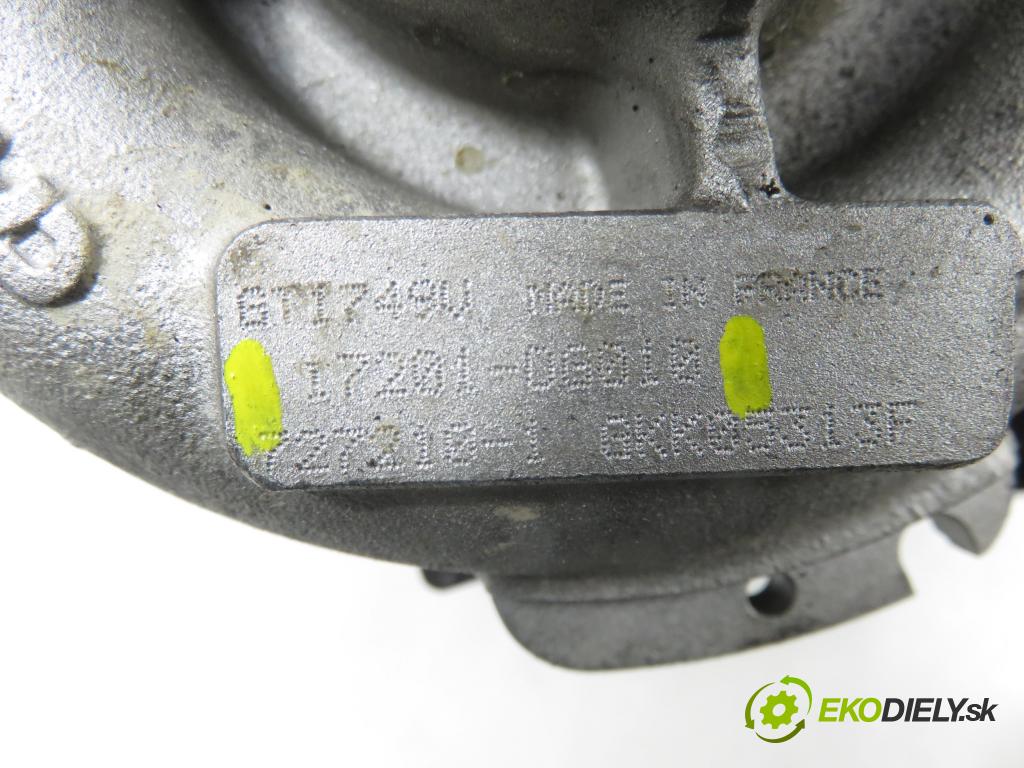 TOYOTA COROLLA Verso (ZER_, ZZE12_, R1_) MINIVAN 2005 85,00 2.0 D-4D (CUR10_) - 1CD-FTV 1995,00 Turbodúchadlo 172010G010 (Turbodúchadlo (kompletné))