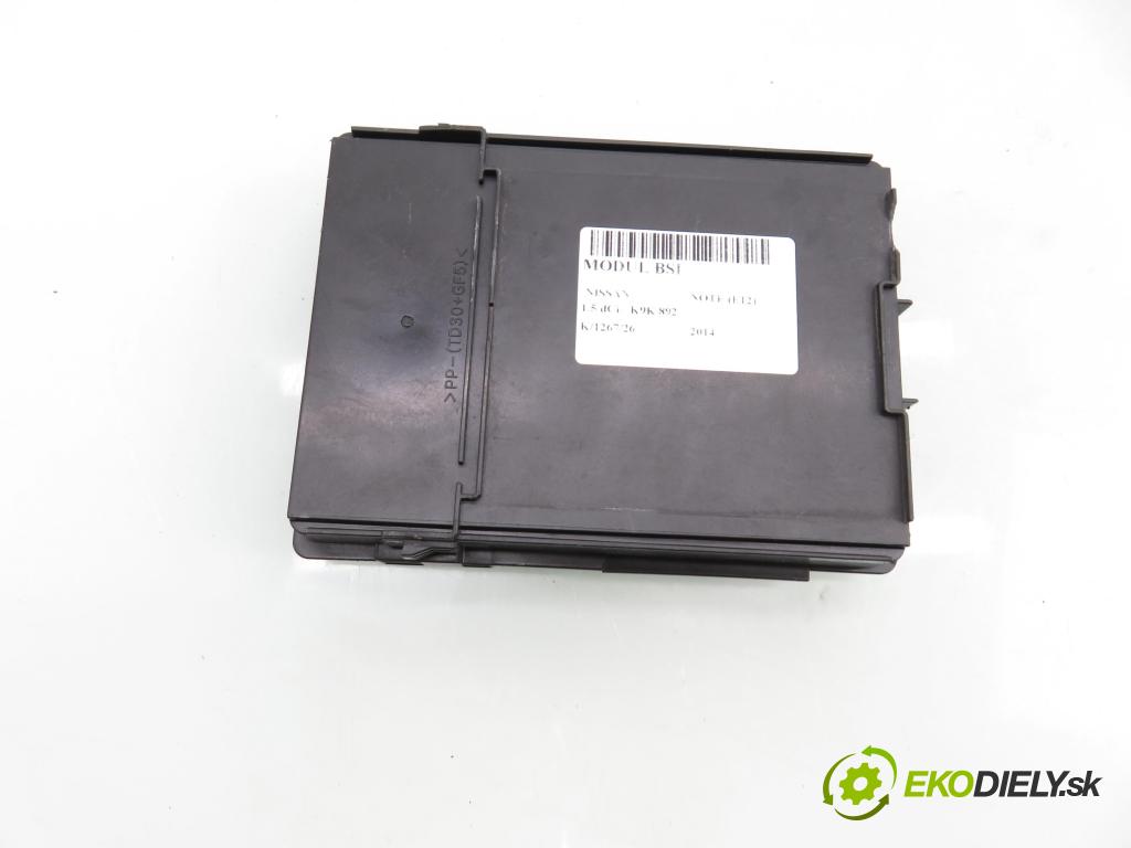 NISSAN NOTE (E12) MINIVAN 2014 66,00 1.5 dCi - K9K 892 1461,00 MODUL BSI 284B71HZ2A