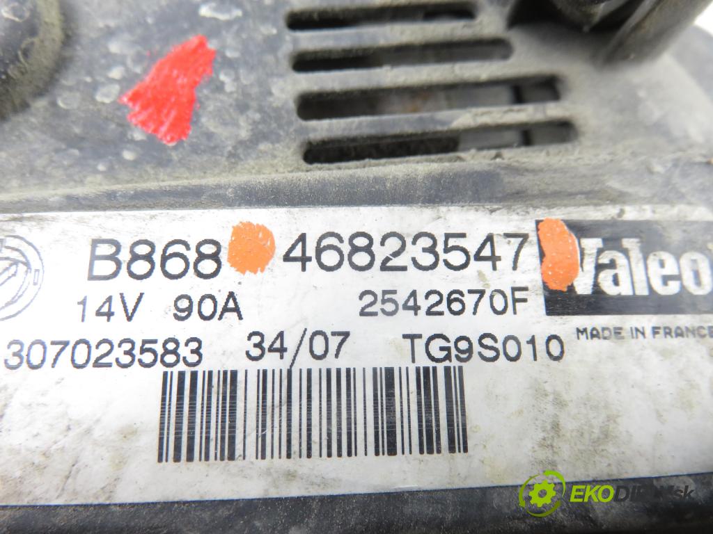 FIAT GRANDE PUNTO (199_) HB 2007 55,00 1.3 D Multijet - 199 A2.000 1248,00 Alternátor 46823547 (Alternátor)