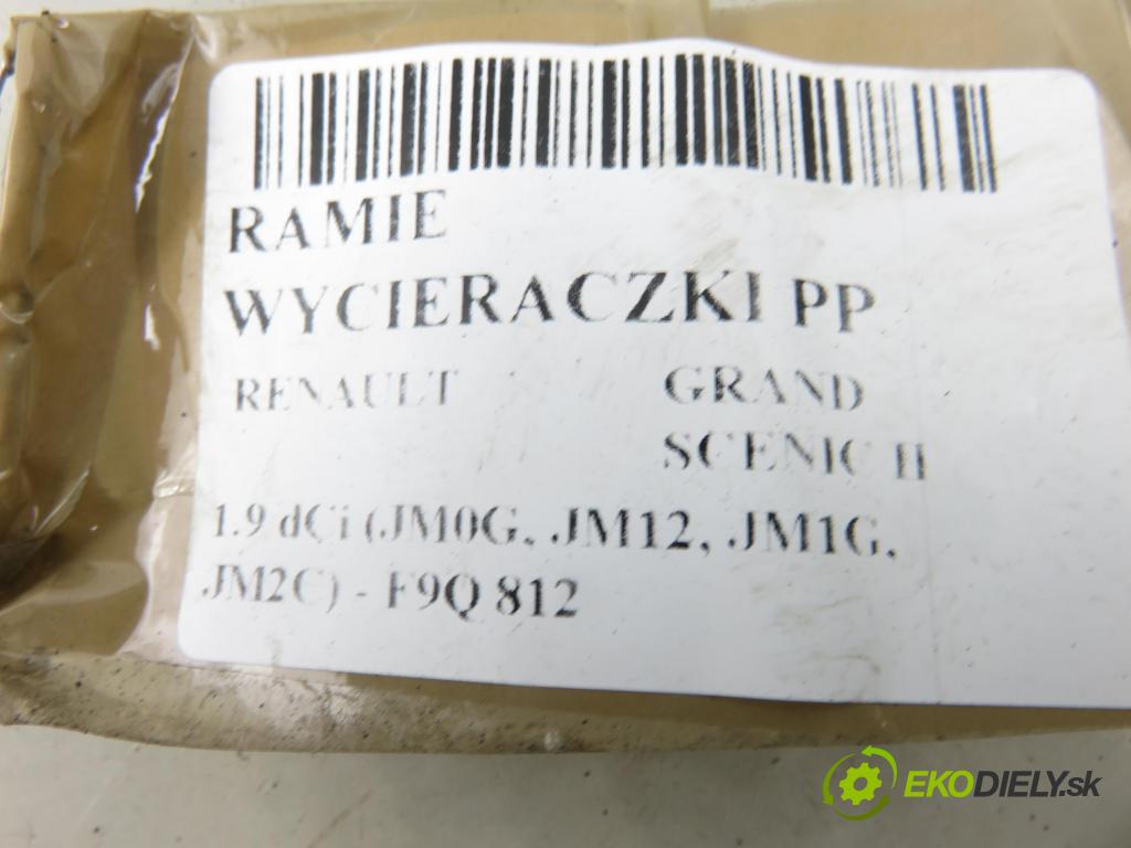 RENAULT GRAND SCENIC II (JM0/1_) MINIVAN 2004 88,00 1.9 dCi (JM0G, JM12, JM1G, JM2C) - F9Q 812 1870,00 RAMENO: stěrače PP 8200113231