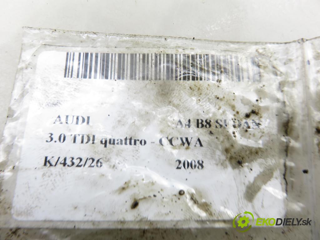 AUDI A4 (8K2, B8) SEDAN 2008 176,00 3.0 TDI quattro - CCWA 2967,00 vstřikovač 059130277BE ; 0445116023 (Vstřikovač paliva)