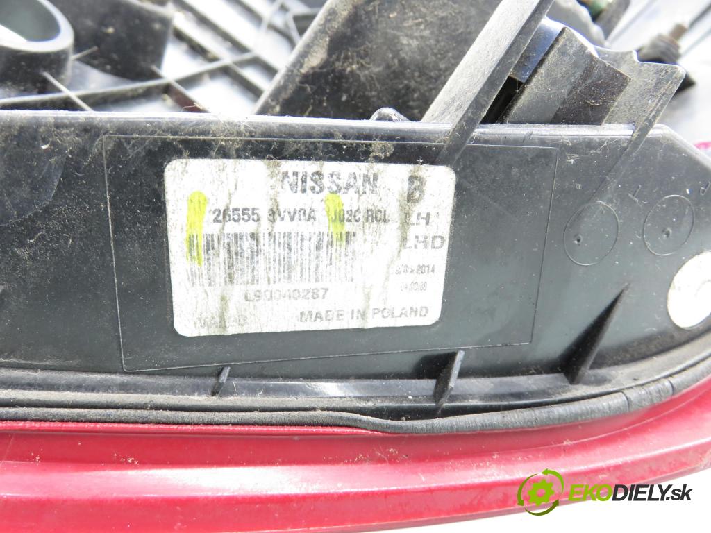 NISSAN NOTE (E12) MINIVAN 2014 66,00 1.5 dCi - K9K 892 1461,00 světlo levé zadní 265553VA0A