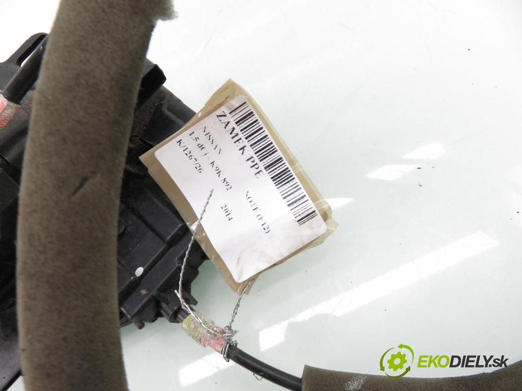 NISSAN NOTE (E12) MINIVAN 2014 0,00 1.5 dCi - K9K 608 1461,00 zámok PPE