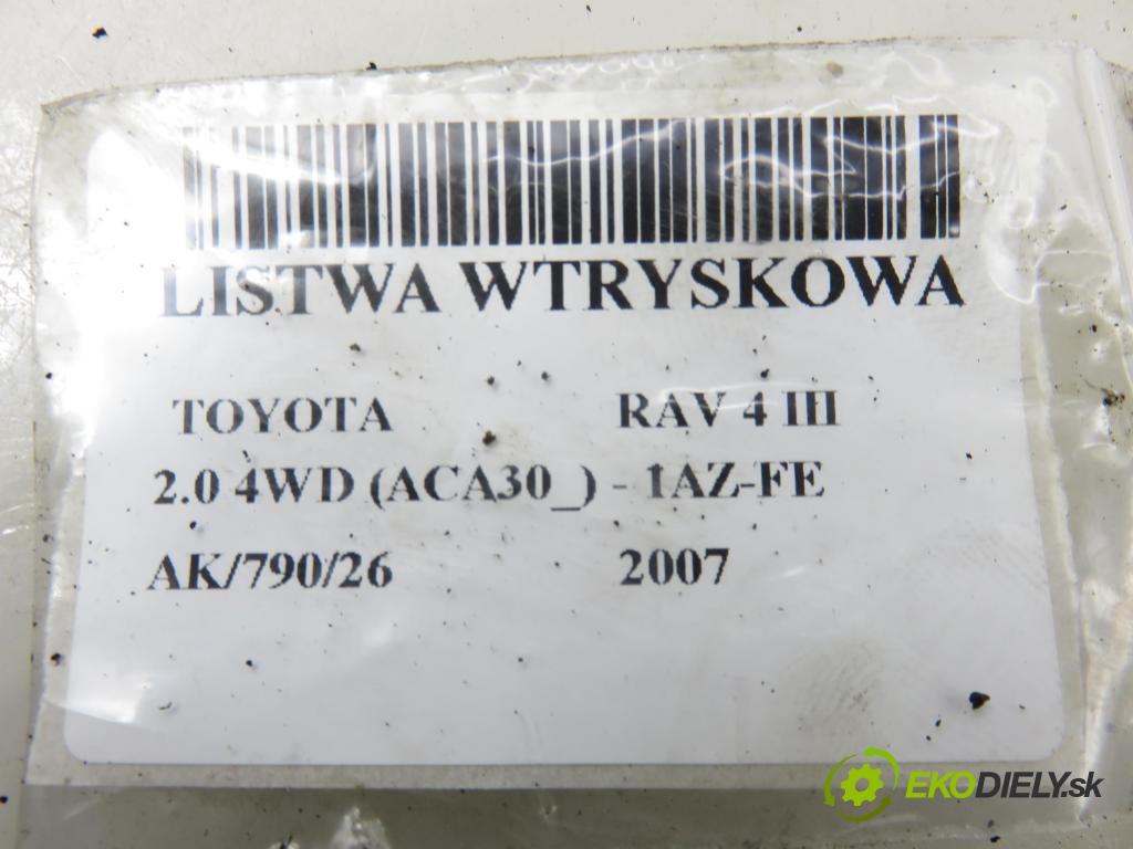 TOYOTA RAV 4 III (_A3_) SUV 2007 112,00 2.0 4WD 152 - 1AZ-FE 1998,00 lišta vstřikovací 2325028050 (Vstřikovací lišta)