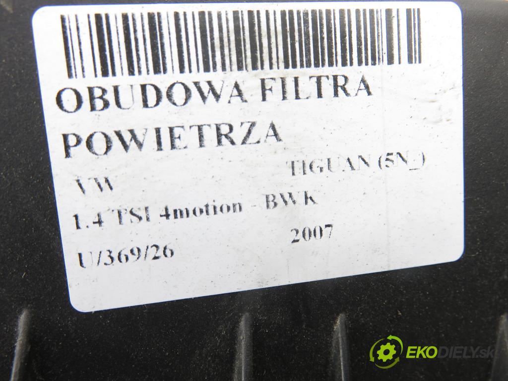 VW TIGUAN (5N_) SUV 2007 110,00 1.4 TSI 4motion - BWK 1390,00 Obal filtra vzduchu 1K0129607AC ; 1K0129601AQ (Obal vzduchového filtra)