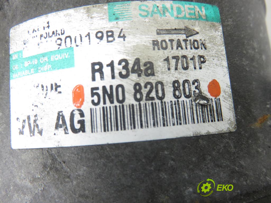 VW TIGUAN (5N_) SUV 2007 110,00 1.4 TSI 4motion - BWK 1390,00 KOMPRESOR: klimatizácie 5N0820803 (Kompresor klimatizácie)