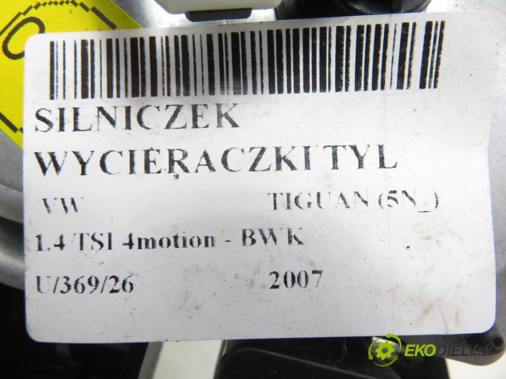 VW TIGUAN (5N_) SUV 2007 110,00 1.4 TSI 4motion - BWK 1390,00 Motorček stierače zadné 5N0955711A ; W000002310