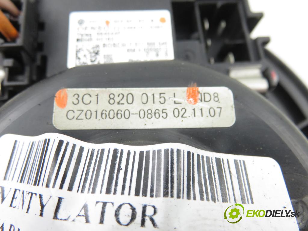 VW TIGUAN (5N_) SUV 2007 110,00 1.4 TSI 4motion - BWK 1390,00 Ventilátor vetráku 3C1820015L ; 3C0907521B