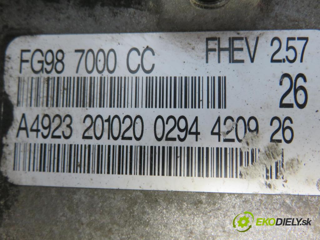 FORD C-MAX II (DXA/CB7, DXA/CEU) MINIVAN 2013 136,00 2.0 Energi 1999,00 převodovka AUTOMATICKÝ FG987000CC