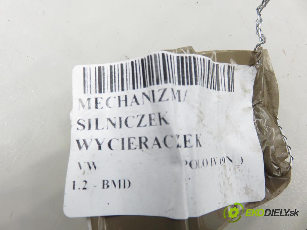 VW POLO (9N_) HB 2006 40,00 1.2 - BMD 1198,00 MECHANISMUS/ motorek stěračů  6Q1955119A ; 0390241524