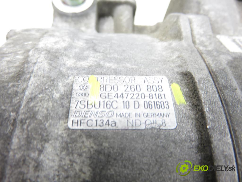 VW PASSAT B5.5 (3B3) SEDAN 2002 74,00 1.9 TDI - AVB 1896,00 KOMPRESOR: klimatizace 8D0260808 ; 4472208181 (Kompresor klimatizace)