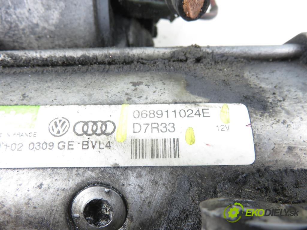 VW PASSAT B5.5 (3B3) SEDAN 2002 74,00 1.9 TDI PD 101 - AVB 1896,00 startér 068911024E ; D7R33 (Startér)