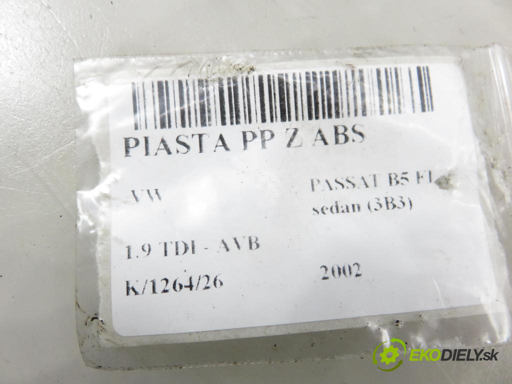 VW PASSAT B5.5 (3B3) SEDAN 2002 74,00 1.9 TDI - AVB 1896,00 náboj PP ABS 8D0407258AN