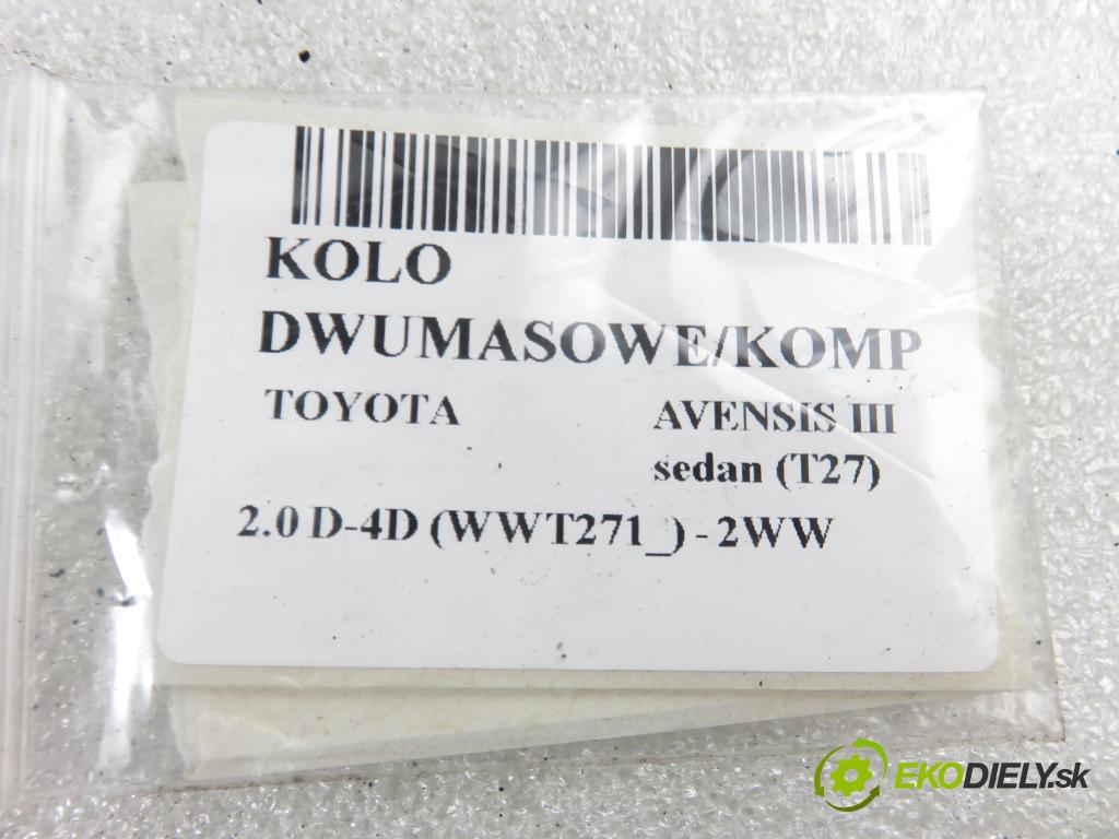 TOYOTA AVENSIS sedan (_T27_) SEDAN 2016 105,00 2.0 D-4D (WWT271_) - 2WW 1995,00 řemenice DUAL MASS / COMP 3125005210 ; 134500X020