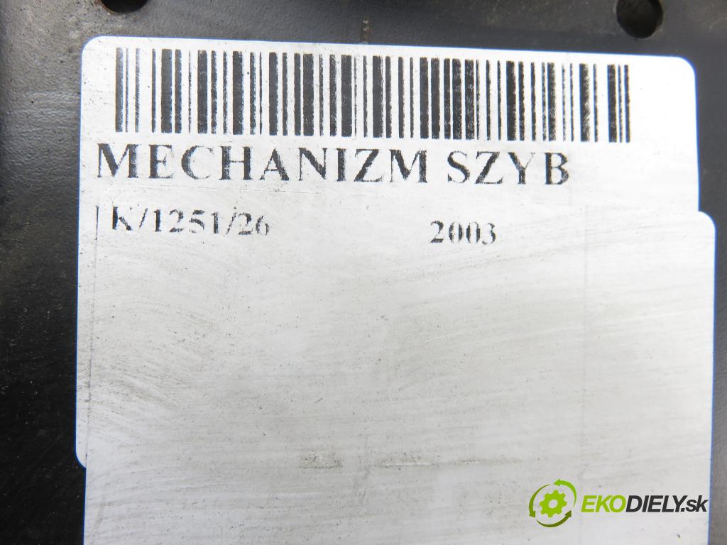 MERCEDES-BENZ SPRINTER 3-t Skrzynia (903) FURGON 2003 60,00 308 CDI - OM 611.987 2148,00 mechanismus oken PPE 0130821734