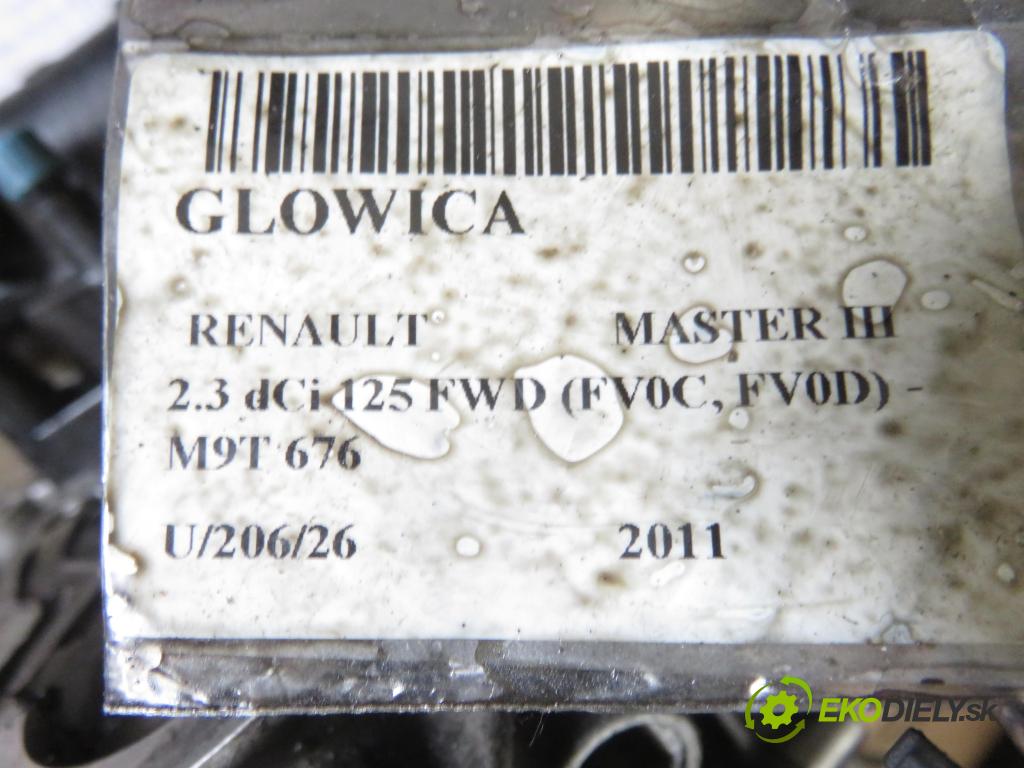 RENAULT MASTER III Skrzynia (FV) FURGON 2011 92,00 2.3 dCi 125 FWD (FV0C, FV0D) - M9T 676 2298,00 (hlava 8200519994 ; 8200908993