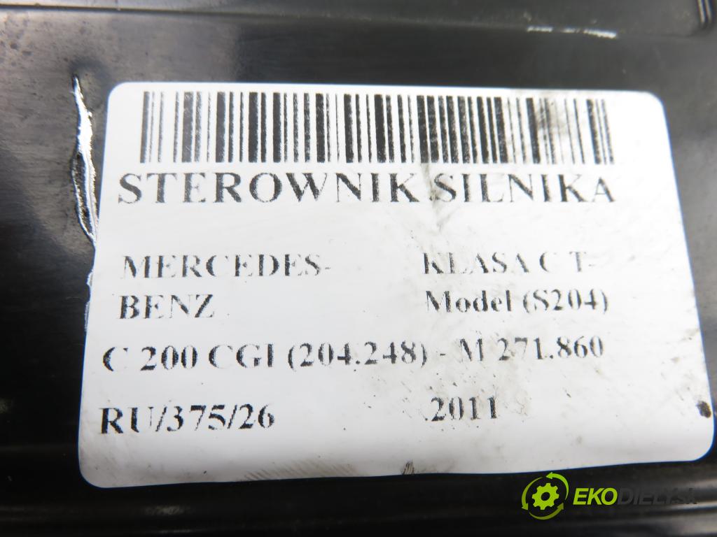 MERCEDES-BENZ KLASA C T-Model (S204) KOMBI 2011 135,00 C 200 CGI (204.248) - M 271.860 1796,00 řídící jednotka motora 2711500391 ; 0034468840 ; 5WK31301