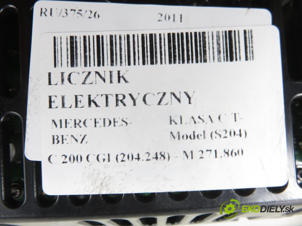 MERCEDES-BENZ KLASA C T-Model (S204) KOMBI 2011 135,00 C 200 CGI (204.248) - M 271.860 1796,00 prístrojovka elektrický 2049000905 ; 2049013200 ; A2C53414740