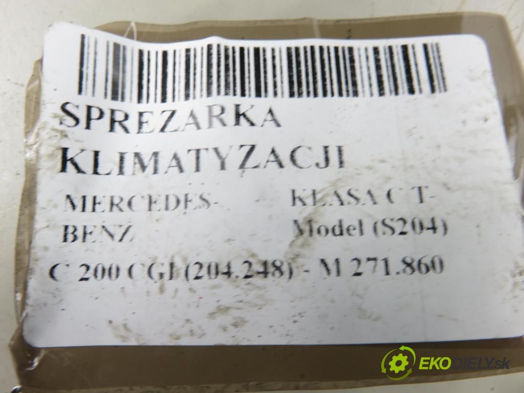 MERCEDES-BENZ KLASA C T-Model (S204) KOMBI 2011 135,00 C 200 CGI (204.248) - M 271.860 1796,00 KOMPRESOR: klimatizácie 0022304511 (Kompresor klimatizácie)