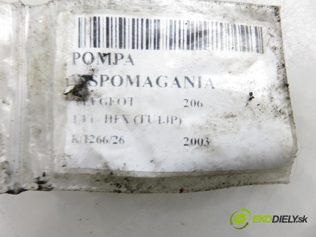 PEUGEOT 206 liftback (2A/C) HB 2003 440,00 1.1 i - HFX (TU1JP) 1124,00 Pumpa servočerpadlo 9636868880 ; 26079836QN (Servočerpadlo)
