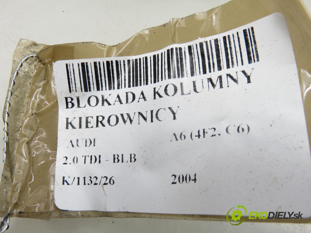 AUDI A6 (4F2, C6) SEDAN 2004 103,00 2.0 TDI - BLB 1968,00 blokáda tyče volantu 4F0905852B ; 4F0910852