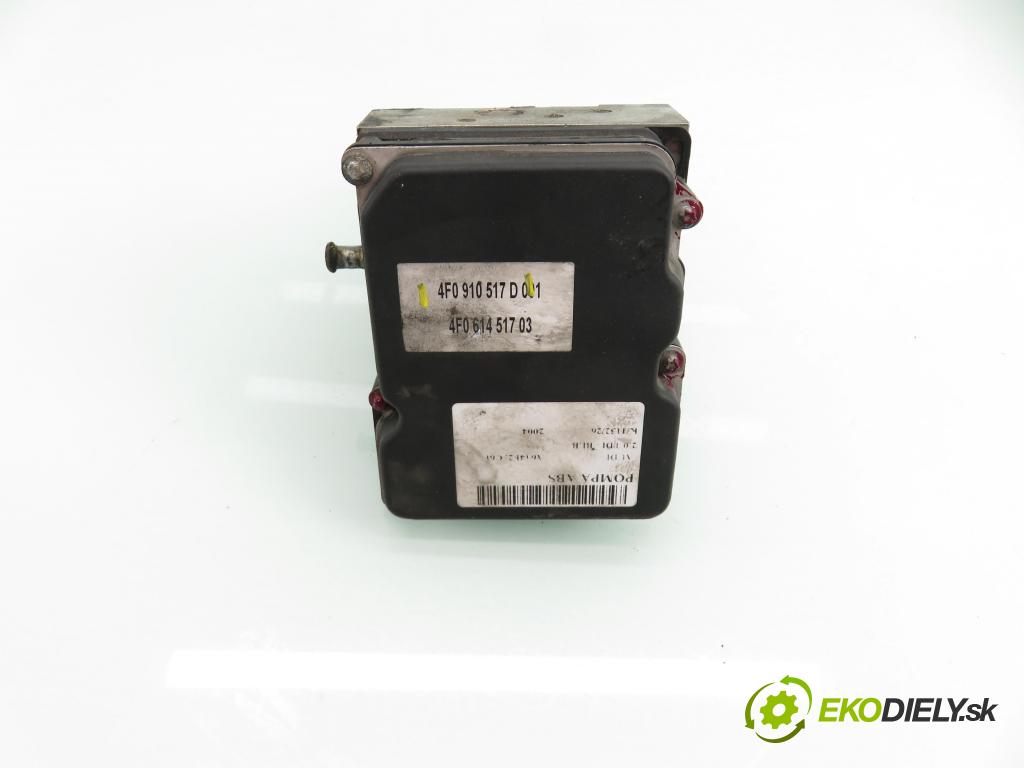 AUDI A6 (4F2, C6) SEDAN 2004 103,00 2.0 TDI - BLB 1968,00 pumpa ABS 4F0614517 ; 0265950360 ; 0265234114 (Pumpa ABS)