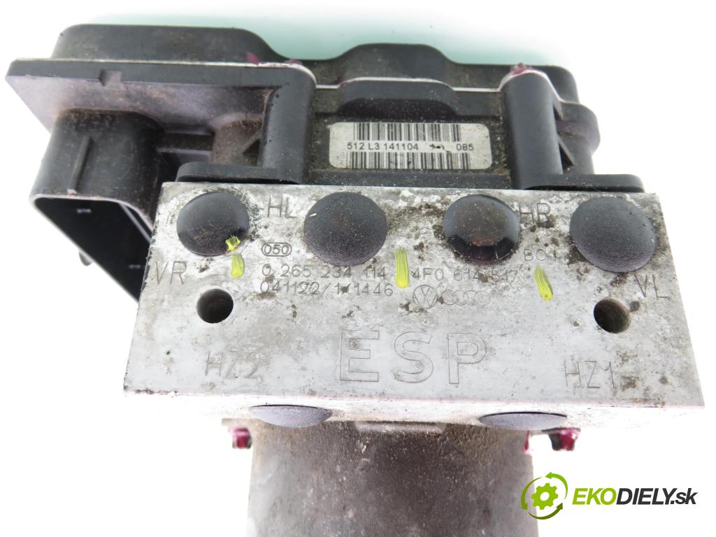 AUDI A6 (4F2, C6) SEDAN 2004 103,00 2.0 TDI - BLB 1968,00 pumpa ABS 4F0614517 ; 0265950360 ; 0265234114 (Pumpa ABS)