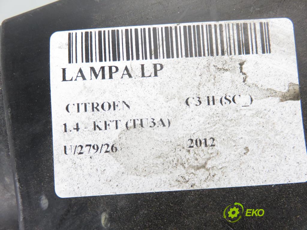 CITROEN C3 II (SC_) HB 2012 54,00 1.4 - KFT (TU3A) 1360,00 světlo LP 9673814980
