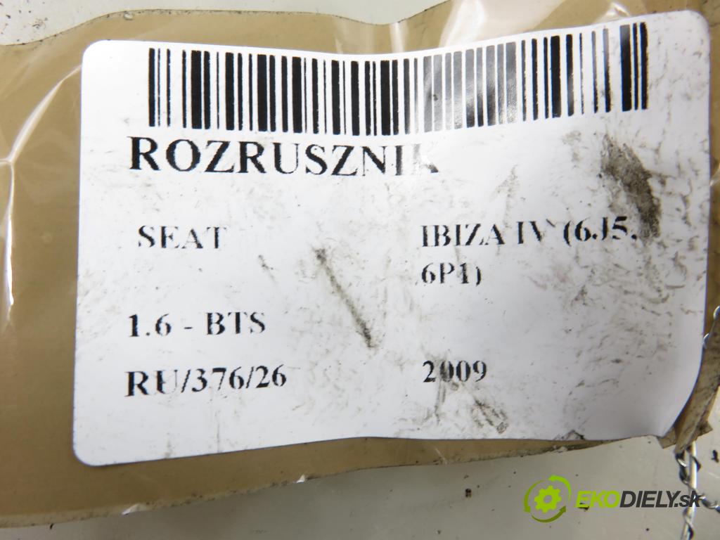 SEAT IBIZA IV (6J5, 6P1) HB 2009 77,00 1.6 - BTS 1598,00 startér 0AM911023B ; TS12ER20 (Startér)
