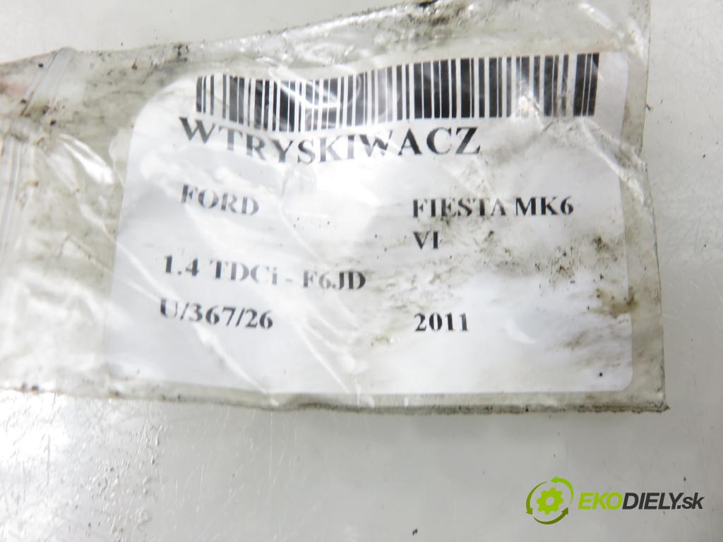 FORD FIESTA VI (CB1,CCN) HB 2011 51,00 1.4 TDCi - F6JD 1399,00 vstrekovač 0445110339 (Vstrekovač paliva)