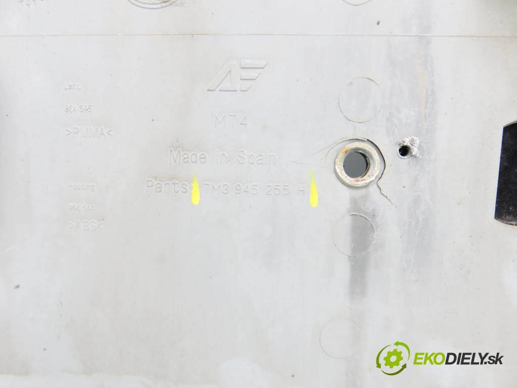 VW SHARAN (7M8, 7M9, 7M6) MINIVAN 2001 85,00 1.9 TDI - AUY 1896,00 zadní část - čelo dveří kufr 7M3945255H ; 7M3945111B ; 7M3945112A