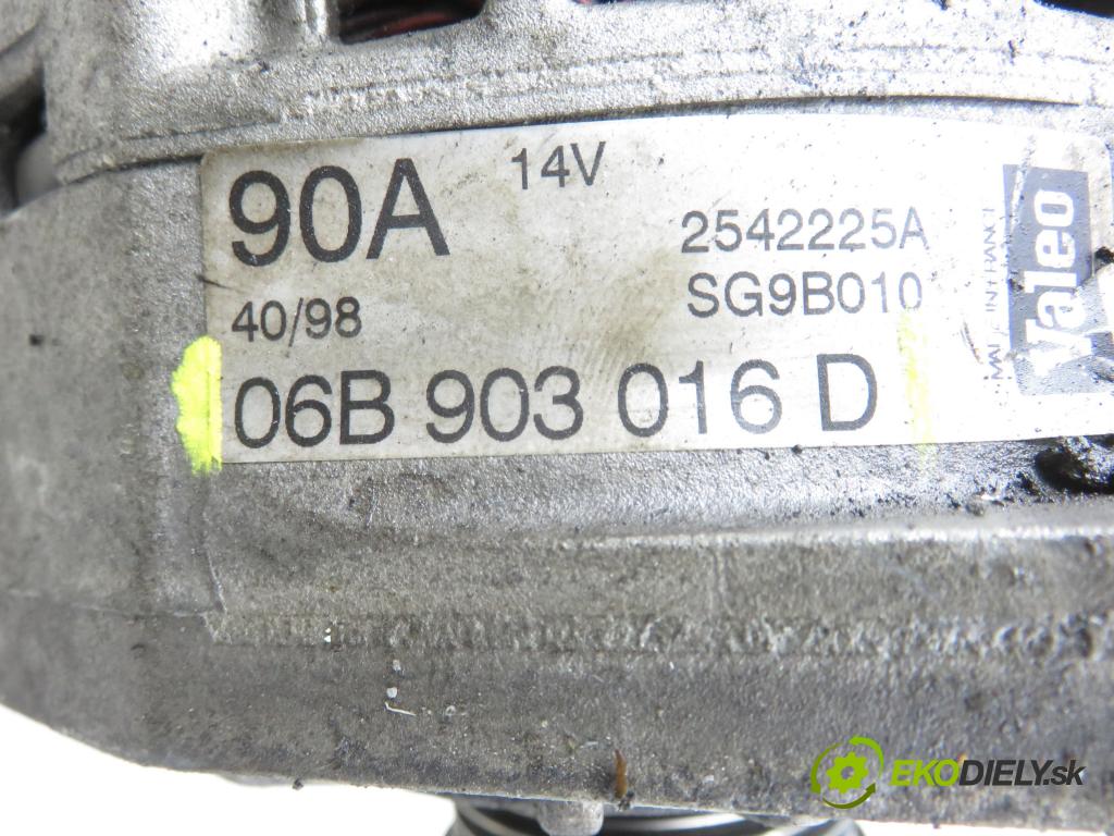 VW PASSAT B5 (3B2) SEDAN 1998 92,00 1.8 20V 125 - ADR 1781,00 Alternátor 06B903016D (Alternátor)
