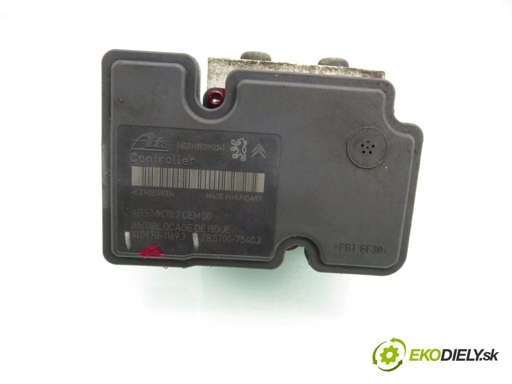 CITROEN C3 II (SC_) HB 2012 54,00 1.4 - KFT (TU3A) 1360,00 pumpa ABS 10097011693 ; 9675099980 ; 10020702074 (Pumpa ABS)