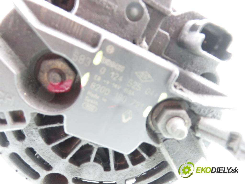RENAULT GRAND SCENIC II (JM0/1_) MINIVAN 2004 88,00 1.9 dCi (JM0G, JM12, JM1G, JM2C) - F9Q 812 1870,00 Alternátor 8200190721 ; 0124525044 (Alternátor)