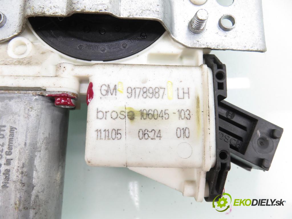 OPEL VECTRA C (Z02) LIFTBACK 2006 88,00 1.9 CDTI - Z 19 DT 1910,00 mechanismus oken 9178987 ; 9178985