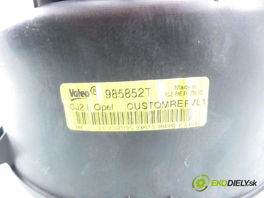 OPEL VECTRA C (Z02) LIFTBACK 2006 88,00 1.9 CDTI - Z 19 DT 1910,00 ventilátor větráku 985852T ; 73421312U