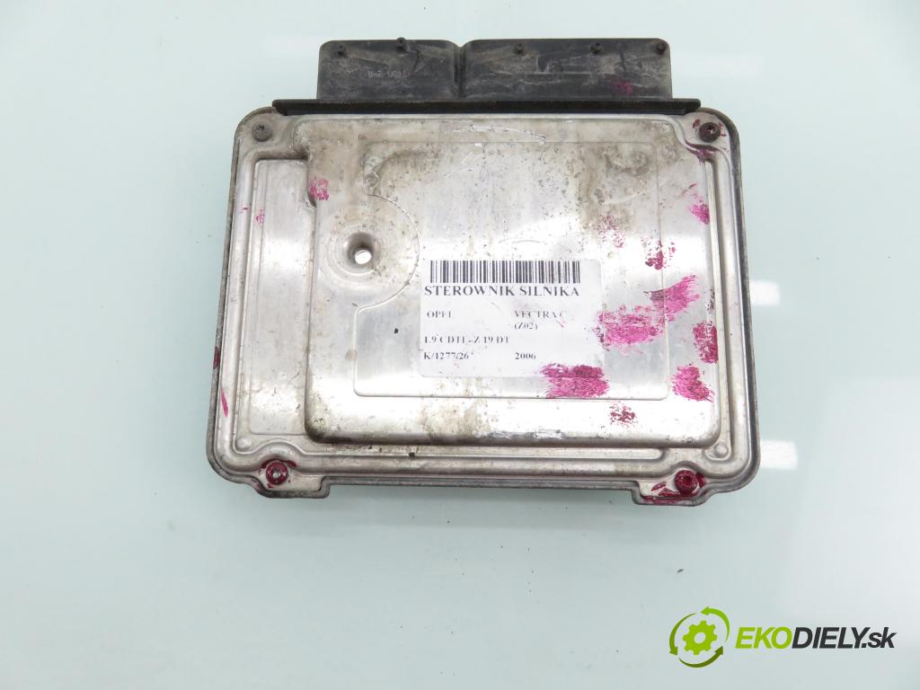 OPEL VECTRA C (Z02) LIFTBACK 2006 88,00 1.9 CDTI - Z 19 DT 1910,00 Riadiaca jednotka Motor 55197152AG ; 0281012533
